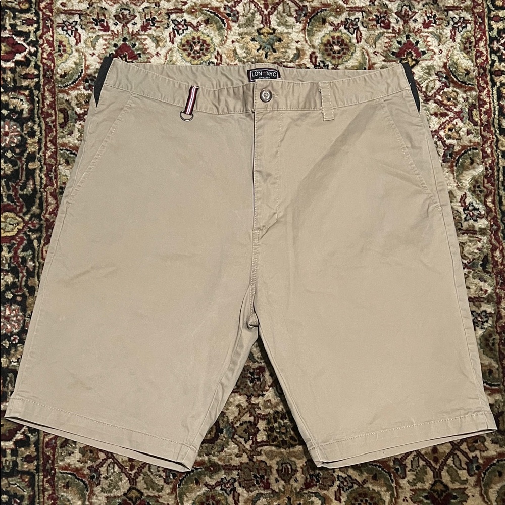 LON-NYC Across the Pond Men's Flat-Front Shorts Size 38